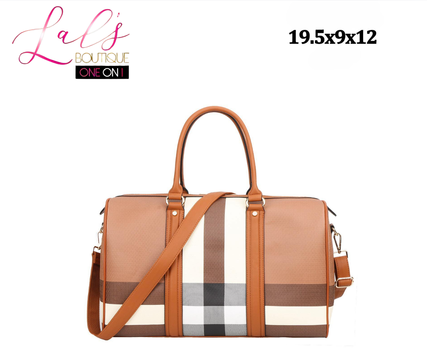Classic Designer Duffel Bag - Lal's Boutique