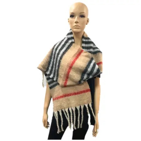 Plaid Shawl - Lal's Boutique Inc