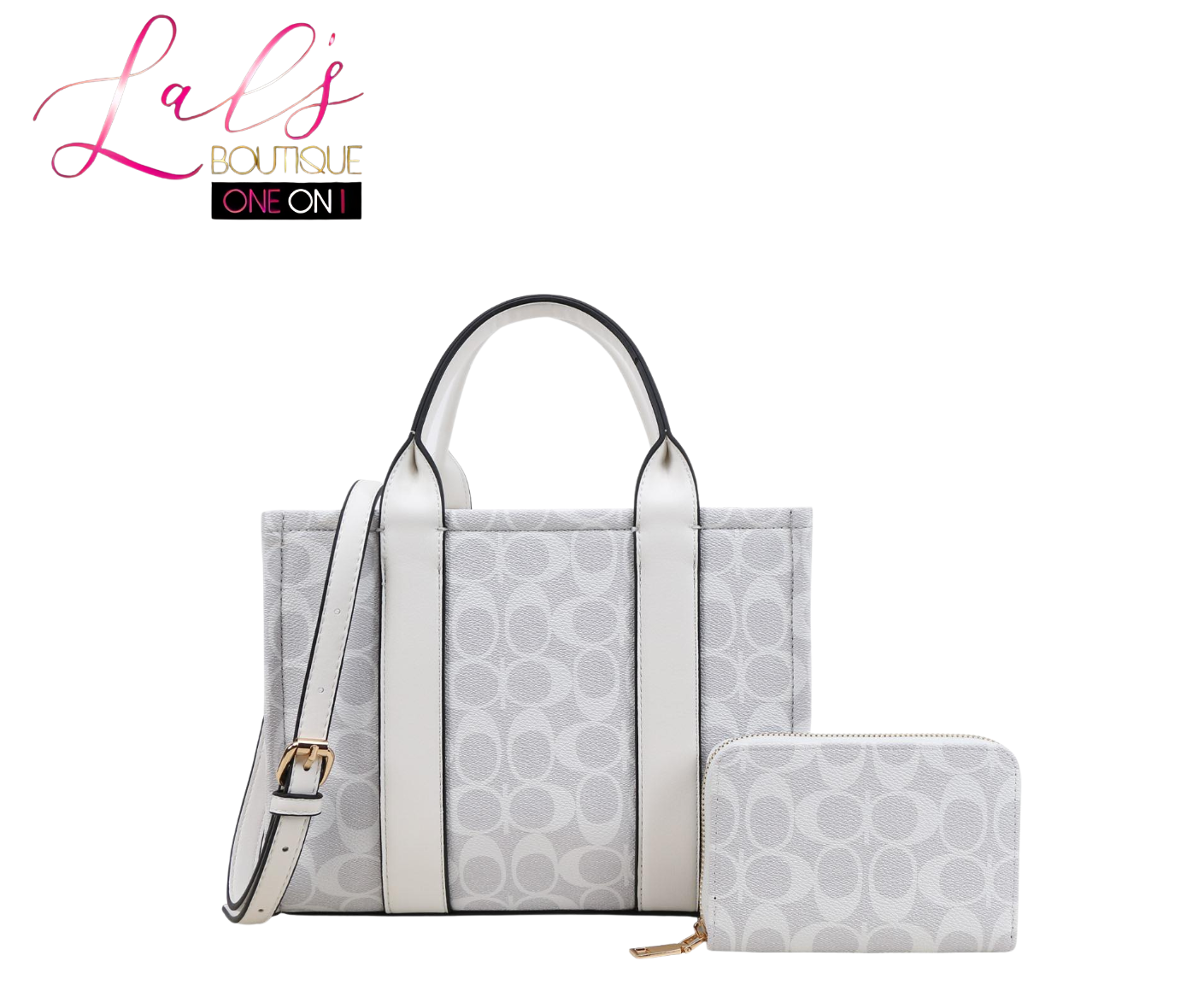 C Designer-Inspired 2-Piece Handbag Set - Lal's Boutique